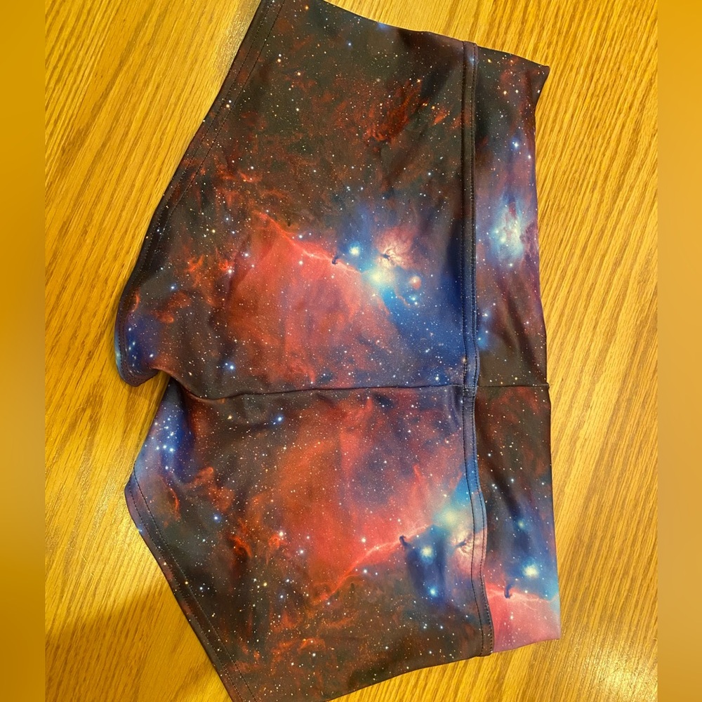 DISCONTINUED!! Blackmilk Purple Galaxy Short Shorts Brand New Size M - Picture 6 of 10